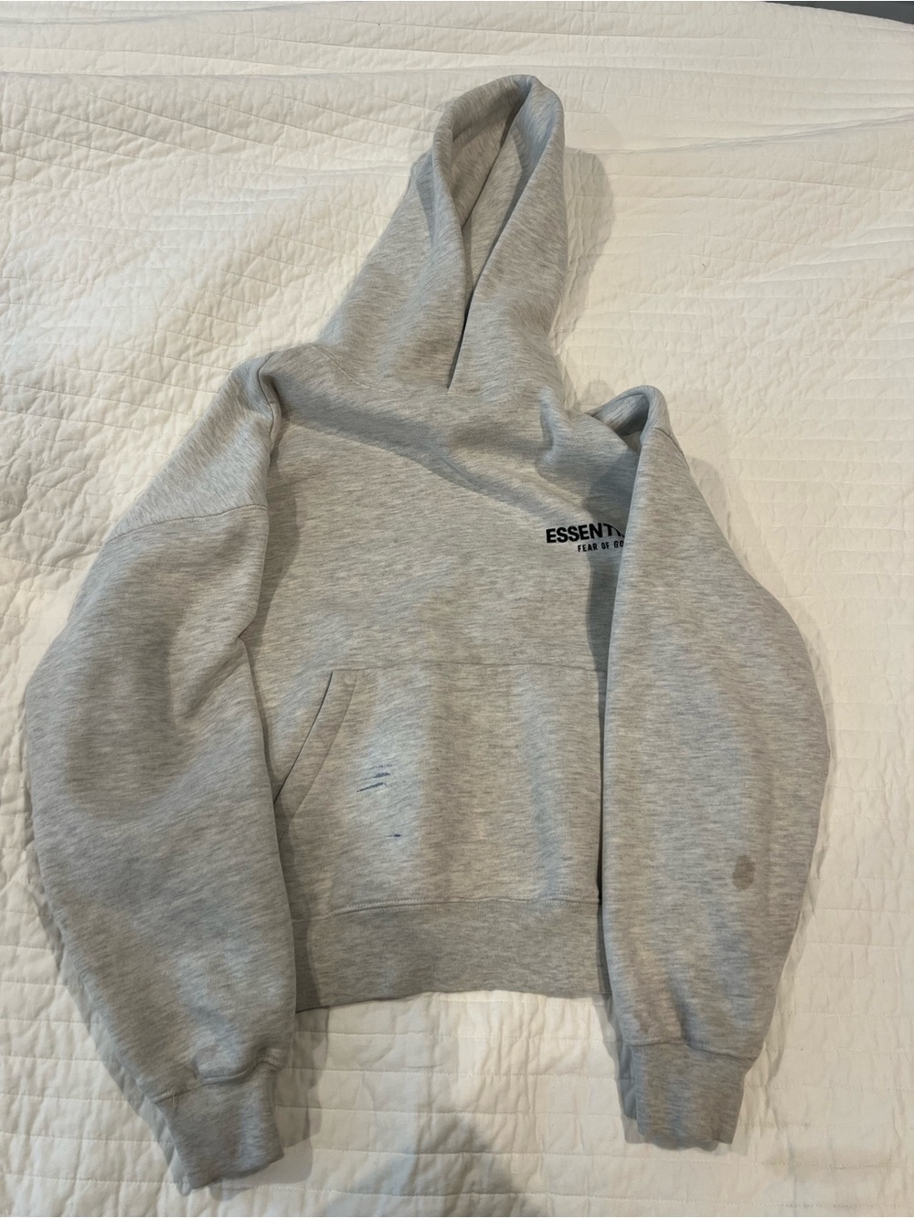 Essentials light oatmeal fear of good hoodie
Size: XS